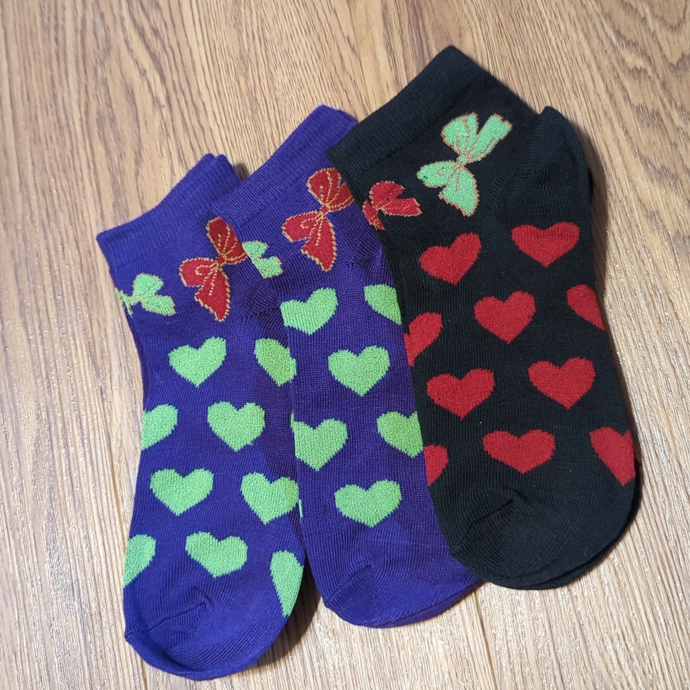 NWT 3 pairs of TS quarter ankle socks